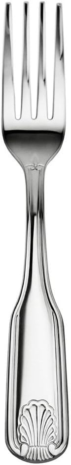 Shell Pattern 18/0 Stainless Steel Oyster Fork, 6-Inch, Set of 12, Commercial Grade