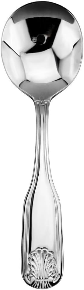 Shell Pattern 18/0 Stainless Steel Oyster Fork, 6-Inch, Set of 12, Commercial Grade