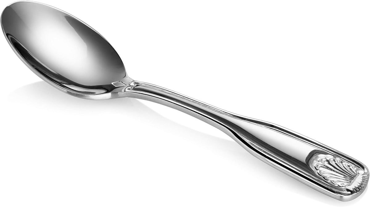 Shell Pattern 18/0 Stainless Steel Oyster Fork, 6-Inch, Set of 12, Commercial Grade