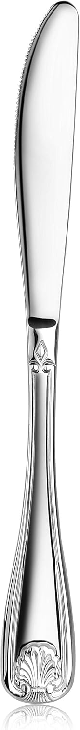 Shell Pattern 18/0 Stainless Steel Oyster Fork, 6-Inch, Set of 12, Commercial Grade