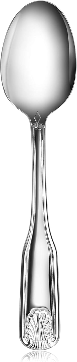 Shell Pattern 18/0 Stainless Steel Oyster Fork, 6-Inch, Set of 12, Commercial Grade