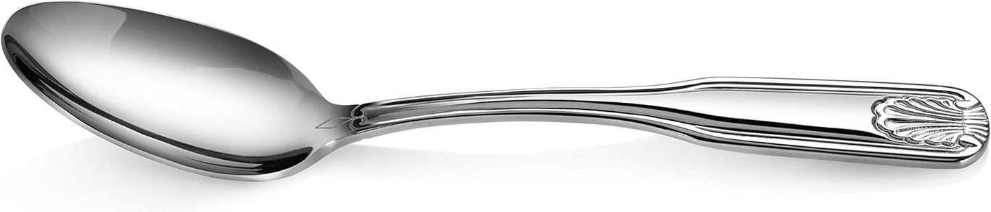 Shell Pattern 18/0 Stainless Steel Oyster Fork, 6-Inch, Set of 12, Commercial Grade