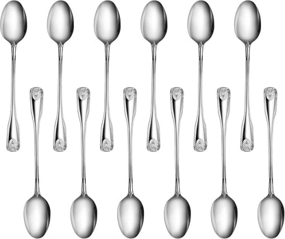 Shell Pattern 18/0 Stainless Steel Oyster Fork, 6-Inch, Set of 12, Commercial Grade