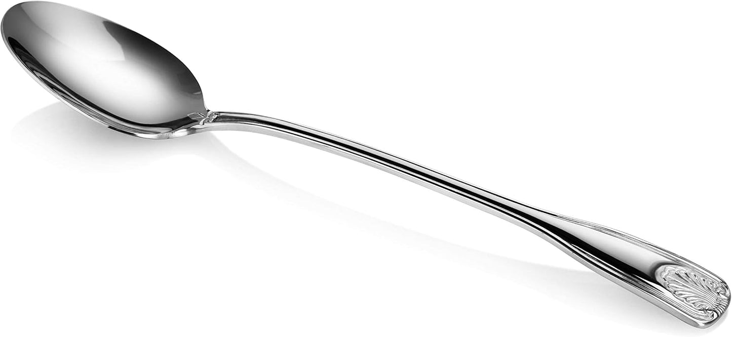 Shell Pattern 18/0 Stainless Steel Oyster Fork, 6-Inch, Set of 12, Commercial Grade