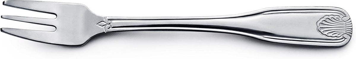 Shell Pattern 18/0 Stainless Steel Oyster Fork, 6-Inch, Set of 12, Commercial Grade