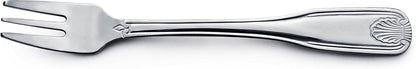 Shell Pattern 18/0 Stainless Steel Oyster Fork, 6-Inch, Set of 12, Commercial Grade