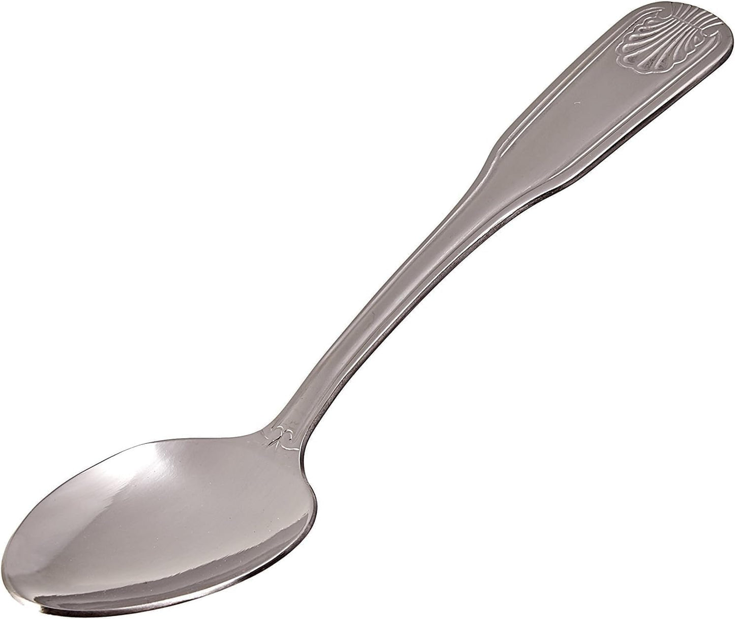Shell Pattern 18/0 Stainless Steel Oyster Fork, 6-Inch, Set of 12, Commercial Grade