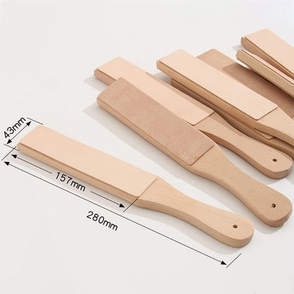 Small Leather Honing Strop Leather Knife Sharpener Leather Sharpening Block Leather Stropping Knife Leather Polishing Strap