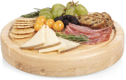 PICNIC TIME NCAA Circo Cheese Board and Knife Set - Charcuterie Board Set - Wood Cutting Board - Colors C