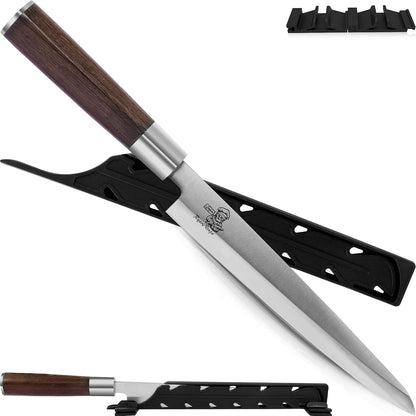 Dexter Nakiri 7.1 inch Japanese Steel Kitchen Chef Knife, Professional stainless Steel Usba cooking Knife with Gift Box for Men and Women(7.1" Nakiri)