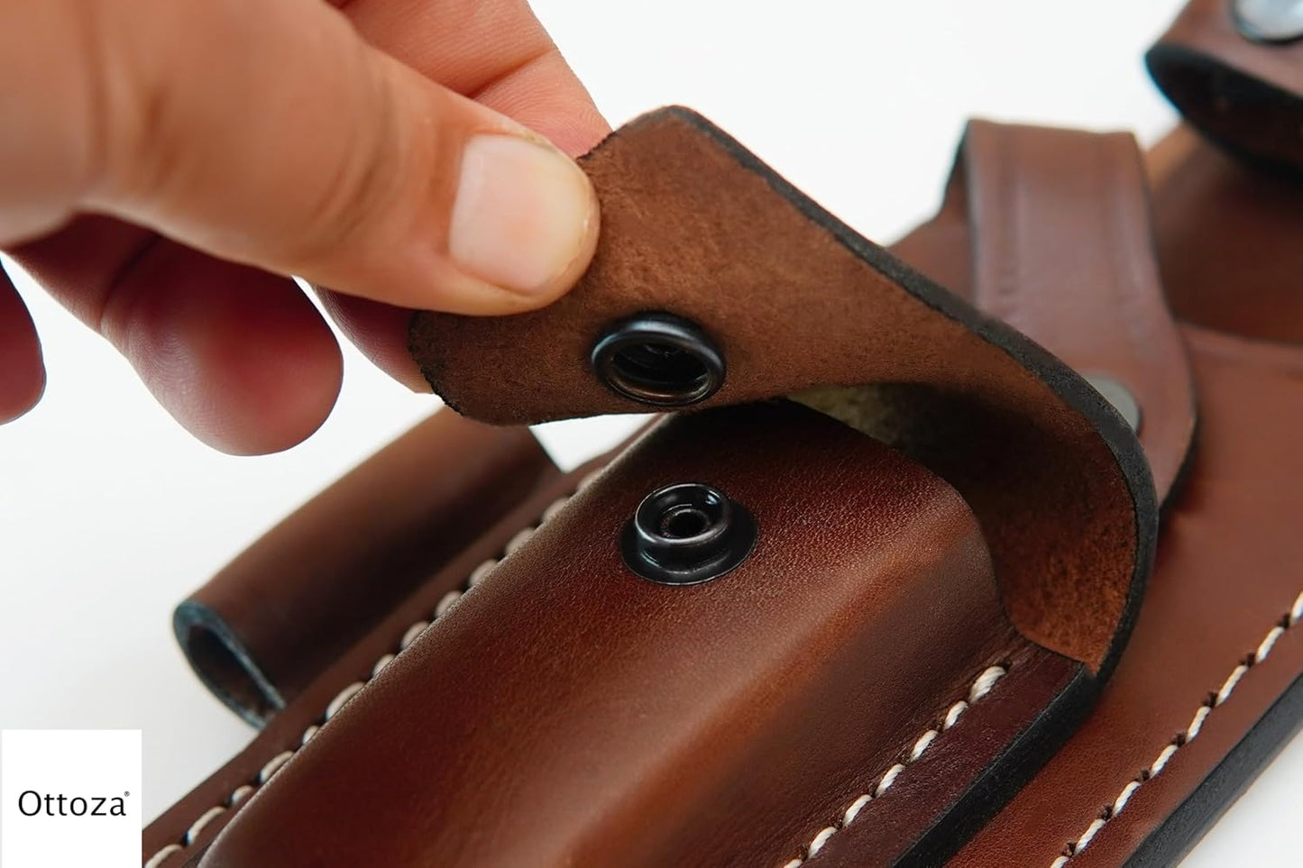 TOP GRAIN Leather Knife Sheaths for Fixed Blade Knives, Leather Knife Sheath for Belt, Leather Knife Holster Belt Knife Holder, Vertical Knife Sheath for Belt No:207