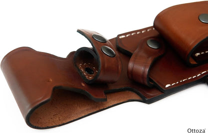 TOP GRAIN Leather Knife Sheaths for Fixed Blade Knives, Leather Knife Sheath for Belt, Leather Knife Holster Belt Knife Holder, Vertical Knife Sheath for Belt No:207