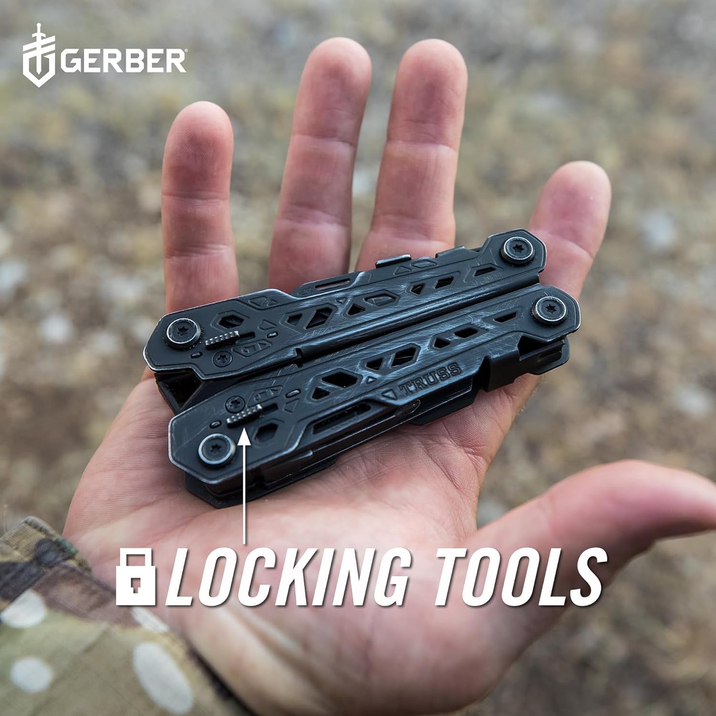 Gear Truss 17-in-1 EDC Needle Nose Pliers Multi tool - includes Pocket Knife, Screwdriver, and Bottle Opener Accessories - Gifts for Men, Fishing and Camping Gear - Gray with Standard Sheath