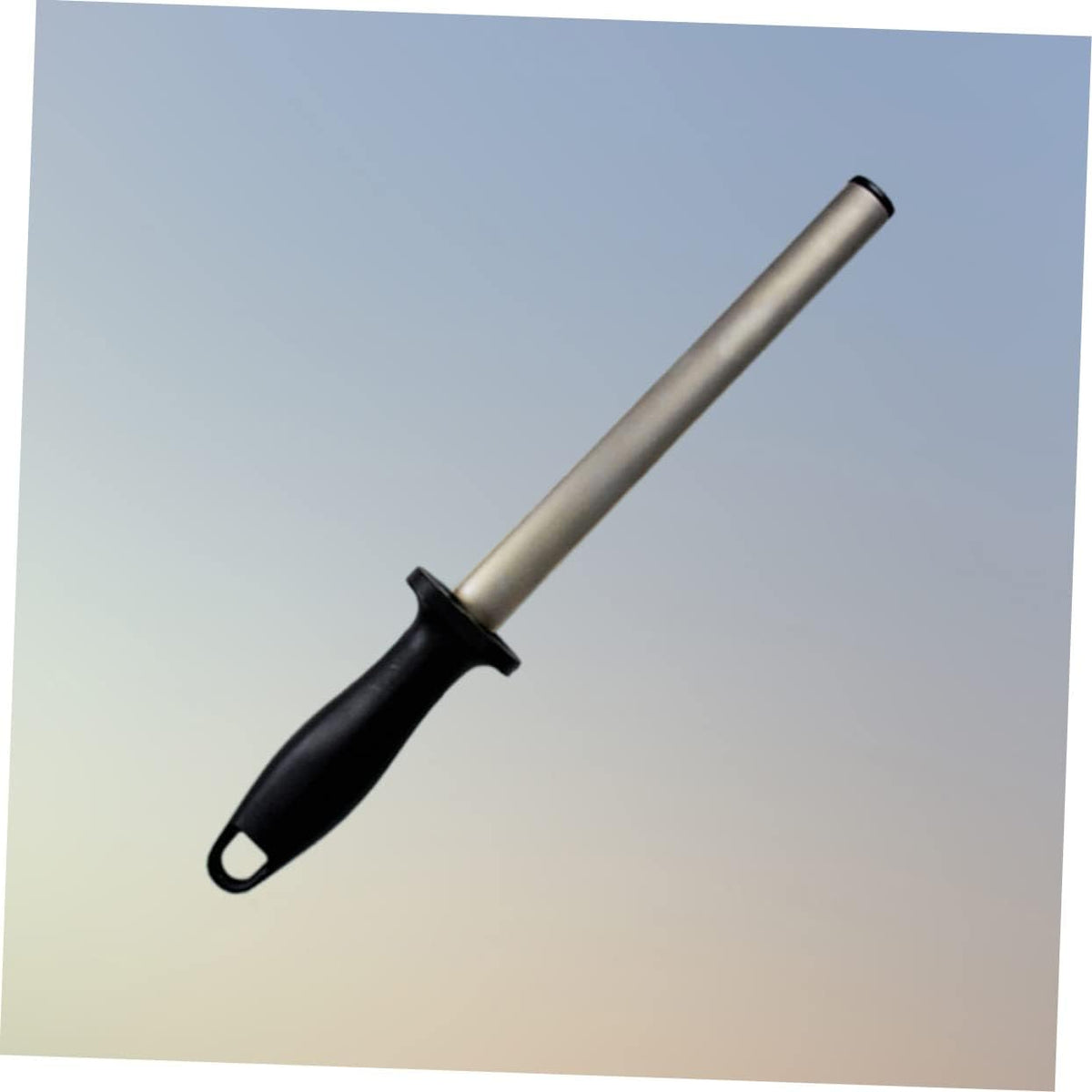 Diamond Carbon Steel Sharpening Rod Honing Tool with Ergonomic Rubber Handle for Kitchen and Outdoor Use Efficient Sharpener Stick for Precision Knife Maintenance
