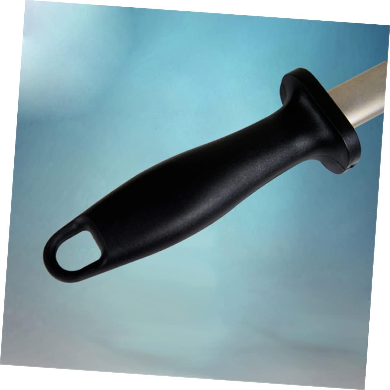 Diamond Carbon Steel Sharpening Rod Honing Tool with Ergonomic Rubber Handle for Kitchen and Outdoor Use Efficient Sharpener Stick for Precision Knife Maintenance