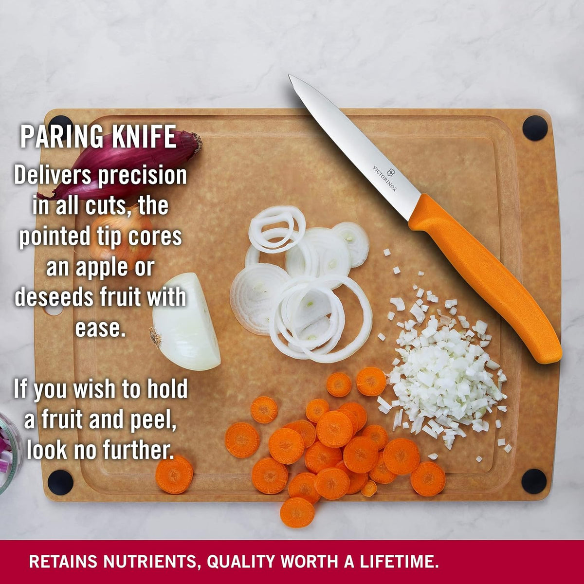 6.7706.L114 Swiss Classic Paring Knife for Cutting and Preparing Fruit and Vegetables Straight Blade in Green, 3.9 inches