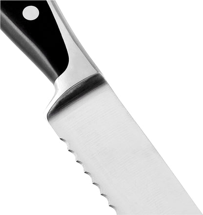 Forged Synergy 8-inch Bread Knife, Black/Stainless Steel