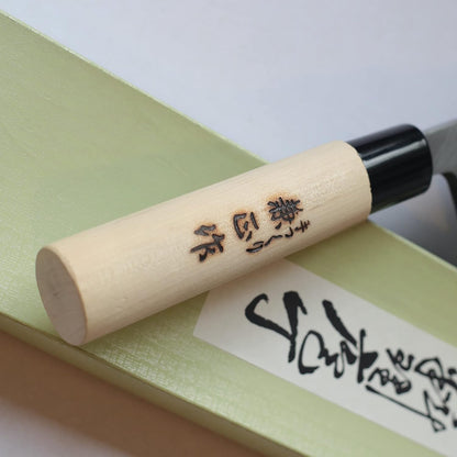Kanetsune Usu-Deba 120mm With Plastic Bolster Magnolia wood handle,"Kuro-Uchi" finished KC-553