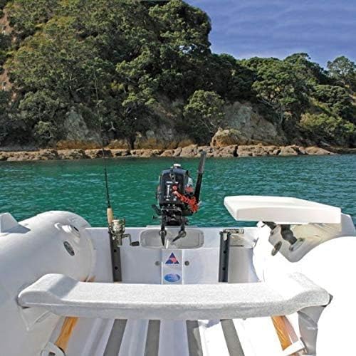 Fishing Rod Holder Bracket Wall Mounted Boat Side Mount Tool Holder Tube Links with Screws 2/3/4/6 Pole Tube (White/Black)