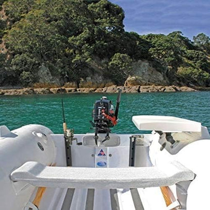 Fishing Rod Holder Bracket Wall Mounted Boat Side Mount Tool Holder Tube Links with Screws 2/3/4/6 Pole Tube (White/Black)