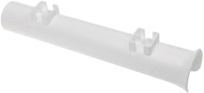 Fishing Rod Holder Bracket Wall Mounted Boat Side Mount Tool Holder Tube Links with Screws 2/3/4/6 Pole Tube (White/Black)