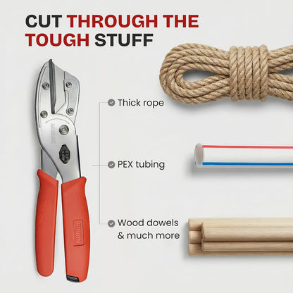 Multi-Cut Utility Cutter, Quick Change Sharp Tool for Cable, Hose and DIY
