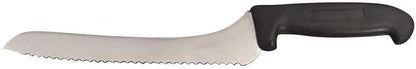 Offset Bread Knife Cozzini Cutlery Imports 9 in. Blade - Choose Your Color - Home and Commercial Kitchen (Black)