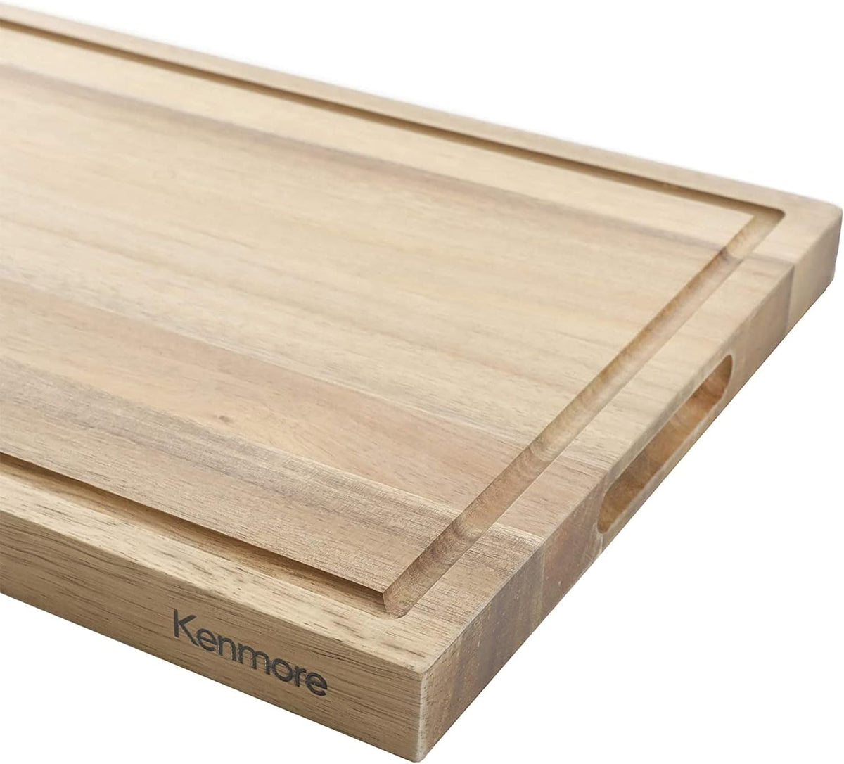 Kenosha Extra Large Acacia Wood Cutting Board, 24 x 16 Inch – Heavy Duty Chopping Board with Juice Groove for Meat, Vegetables & Meal Prep