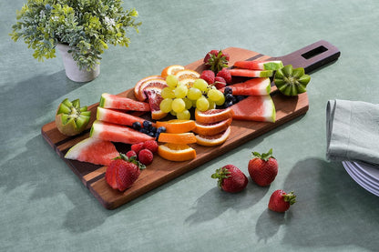 Kenosha Extra Large Acacia Wood Cutting Board, 24 x 16 Inch – Heavy Duty Chopping Board with Juice Groove for Meat, Vegetables & Meal Prep
