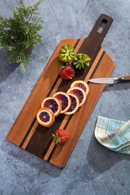Kenosha Extra Large Acacia Wood Cutting Board, 24 x 16 Inch – Heavy Duty Chopping Board with Juice Groove for Meat, Vegetables & Meal Prep
