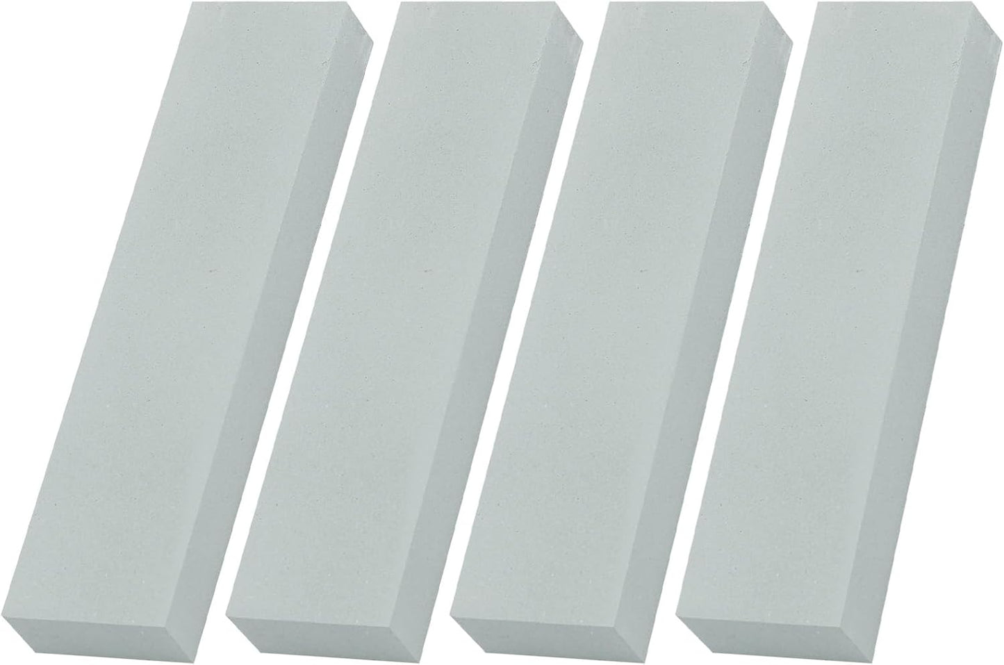 1000 Grit Mini Whetstone Knife Sharpener Stone, 4pcs 3.8in Kitchen Knife Sharpener for Pocket Knives, Pocket Sharpening Stone Set for Pedicure Kit, Blade Sharpening Stones for Scissors Gray