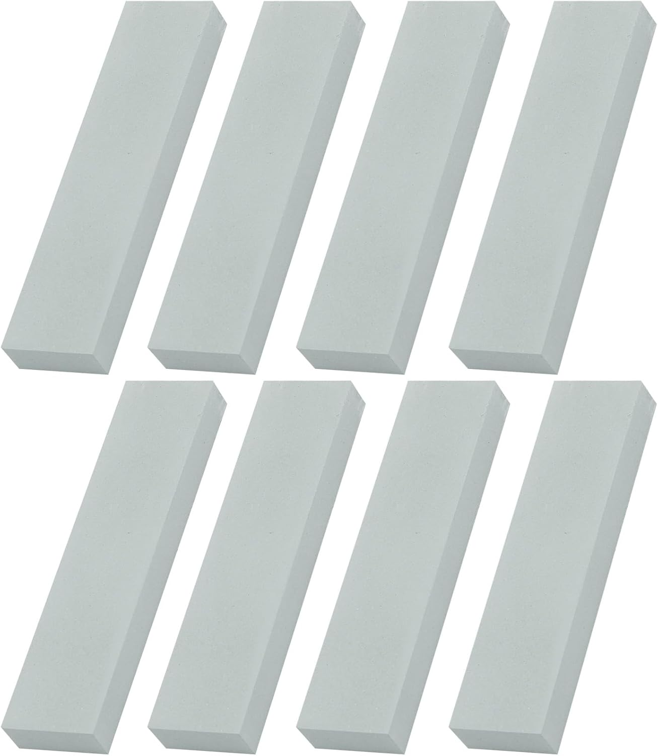1000 Grit Mini Whetstone Knife Sharpener Stone, 4pcs 3.8in Kitchen Knife Sharpener for Pocket Knives, Pocket Sharpening Stone Set for Pedicure Kit, Blade Sharpening Stones for Scissors Gray
