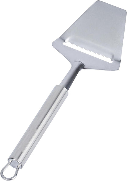 Stainless Steel Cheese Knife - 6 Pack - German Standard Soft Cheese Slicer with Non-Stick Blade, Forked Tip For Serving - Multi-Use Cheese Server, Knife for Tomato, Butter