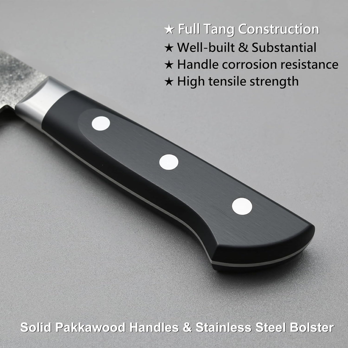 TONMA Japanese Chef Knife MADE IN JAPAN 8.2 inch Full Tang Traditional Handcrafted Stainless Steel Kitchen Knife, Professional Classic Gyuto for Gift Giving, Razor-Sharp & Highly Durable
