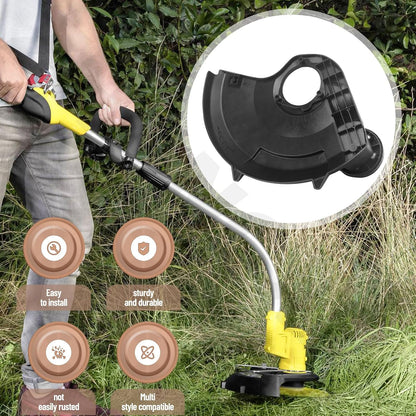 1 x 351122001 String Trimmer Guard Assembly & 1 x String Trimmer Line Knife Cutter Blade Set Compatible with Ryobi P2008 P2080 P2008VNM