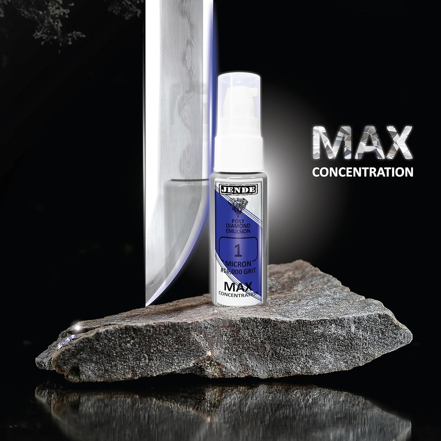 1 Micron Max Concentration Poly Diamond Stropping Emulsion 20ml - Higher Diamond Carat level