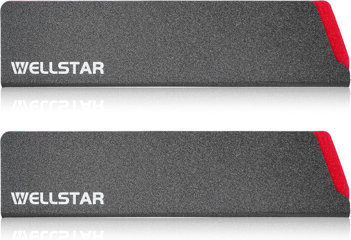 Steak Knife Edge Guards Set, 8 Piece Universal Blade Covers, BPA Free ABS Protective Blade Sheaths, Non-Scratch Felt Lining Kitchen Utility or Steak Knives Covers (Knives not included)
