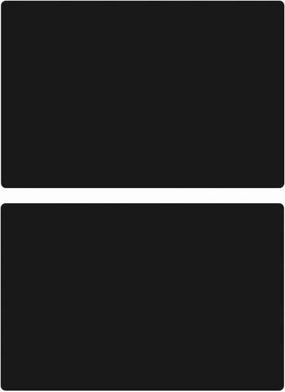 23.6'' by 15.7''Flexible Silicone Placemat Non Slip Waterproof Heat Resistant Dinner Table Black 1PCS