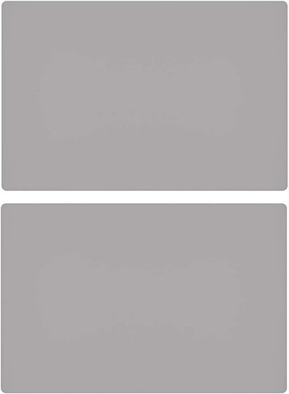 23.6'' by 15.7''Flexible Silicone Placemat Non Slip Waterproof Heat Resistant Dinner Table Black 1PCS