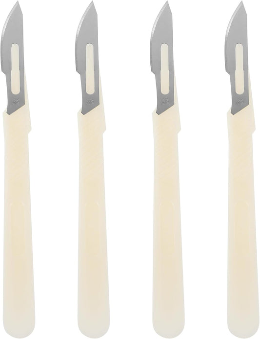 Bread Cutter Curved Serrated Bread Cutting Tool for Slicing Sandwich Cake Pizza Baking Use 6.10 Inch Handle Set of 4 for Home Kitchen Bakery Restaurant