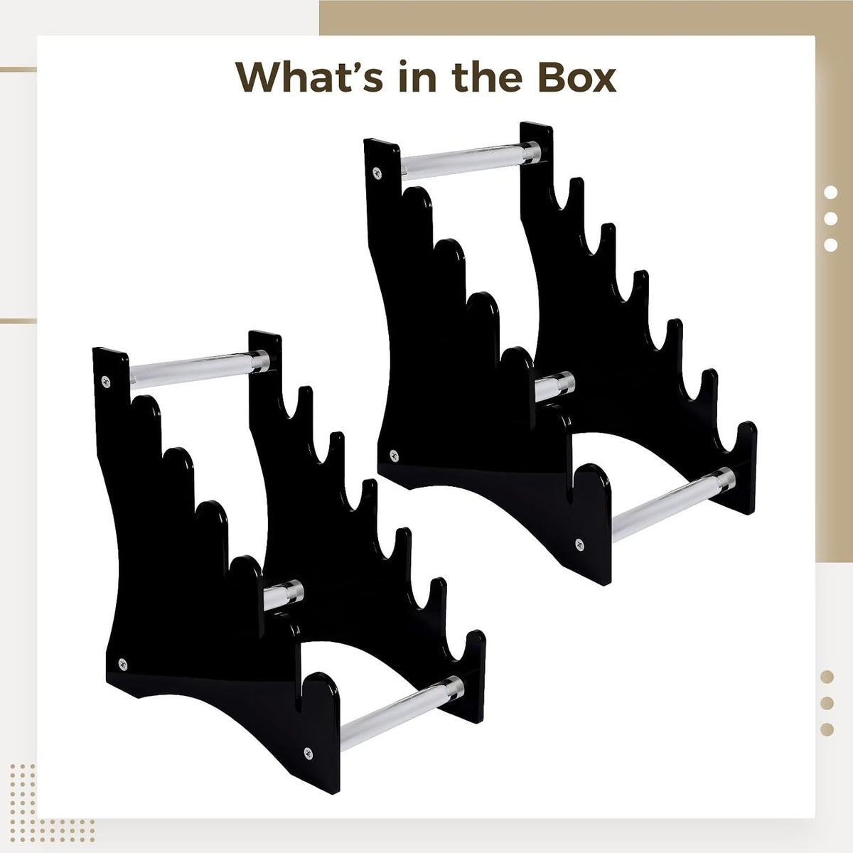 2 Pcs Acrylic Knife Stand, 6-Tier Detachable Design for Easy Knife Organization, Lightweight Storage for Collectors