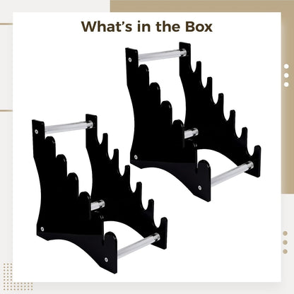 2 Pcs Acrylic Knife Stand, 6-Tier Detachable Design for Easy Knife Organization, Lightweight Storage for Collectors