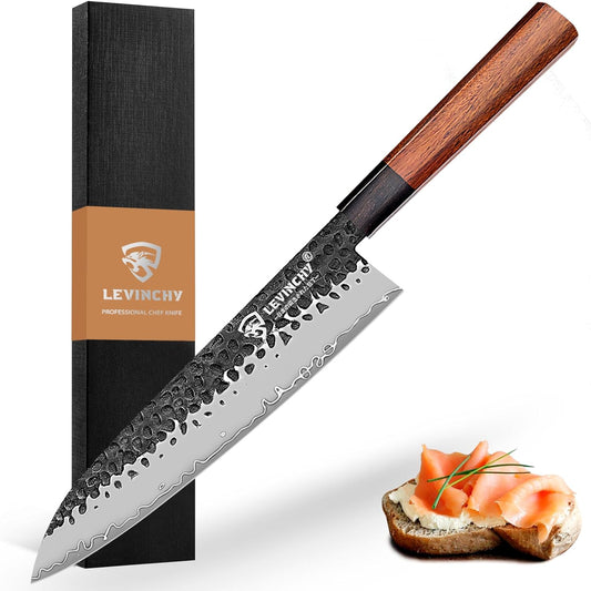 8-Inch Japanese Gyuto Chef Knife 440C Damascus Steel Blade