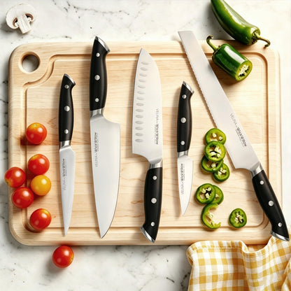 10” Bread Knife – German Steel for Home Bakers, Serrated | Perfect for sourdough, homemade bread and artisan loaves. Dishwasher safe, hand wash recommended. Gift box included.