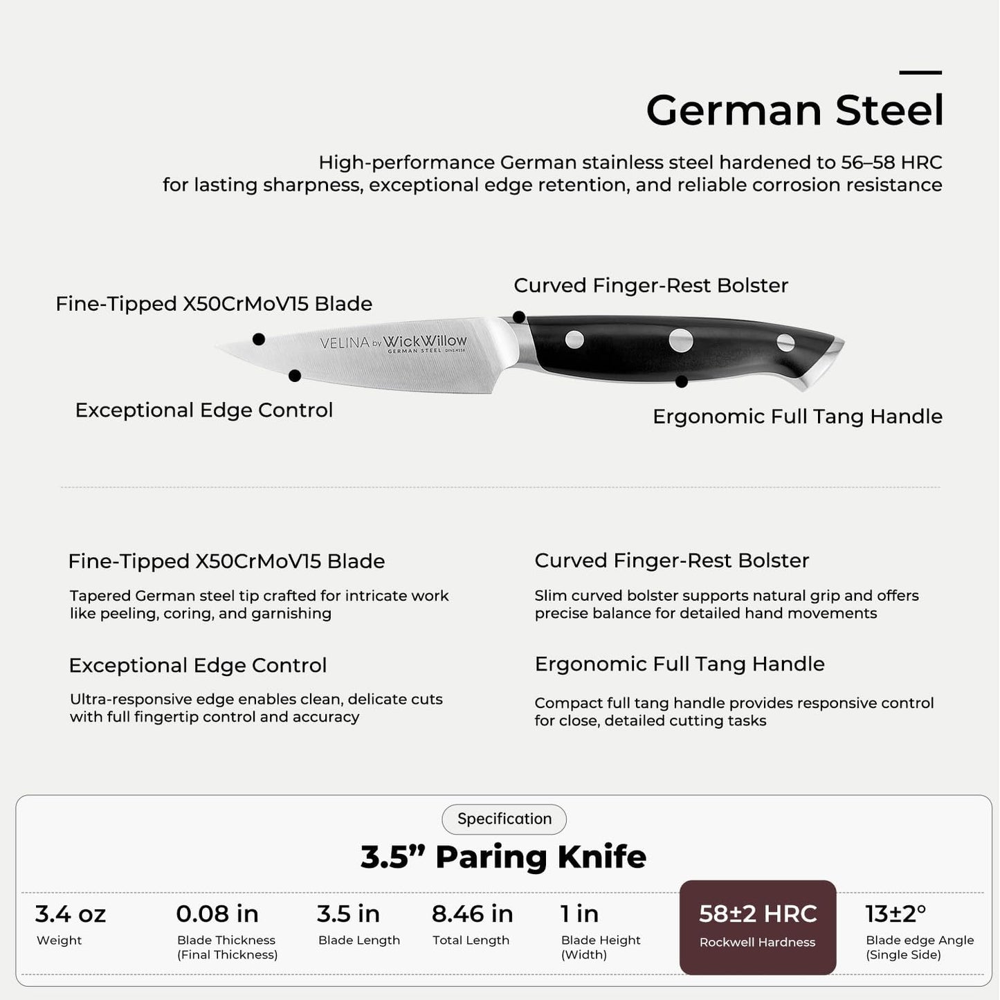 10” Bread Knife – German Steel for Home Bakers, Serrated | Perfect for sourdough, homemade bread and artisan loaves. Dishwasher safe, hand wash recommended. Gift box included.