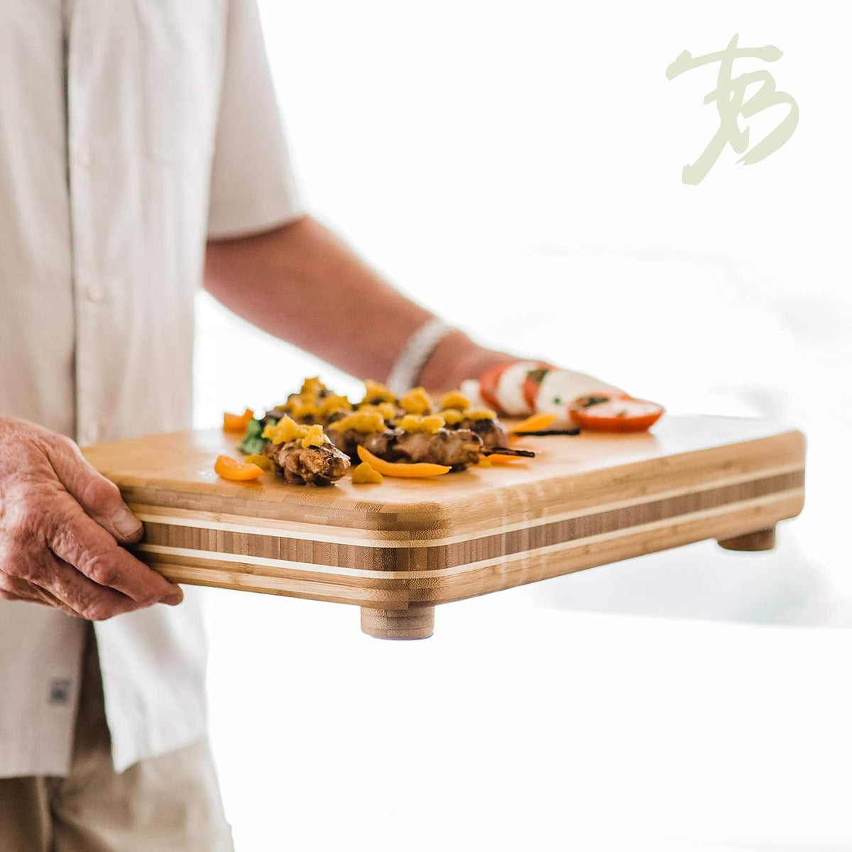 Bamboo Big Easy Chopping Block, 19" x 13.5"