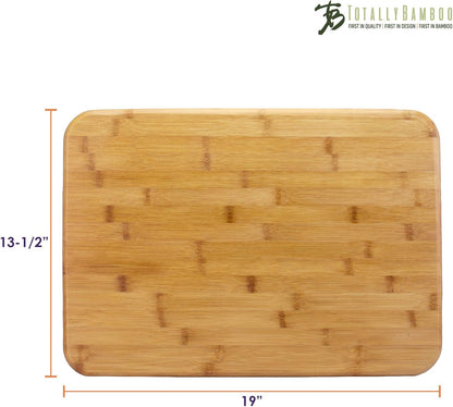 Bamboo Big Easy Chopping Block, 19" x 13.5"