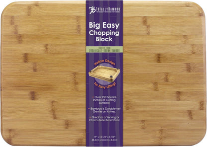 Bamboo Big Easy Chopping Block, 19" x 13.5"