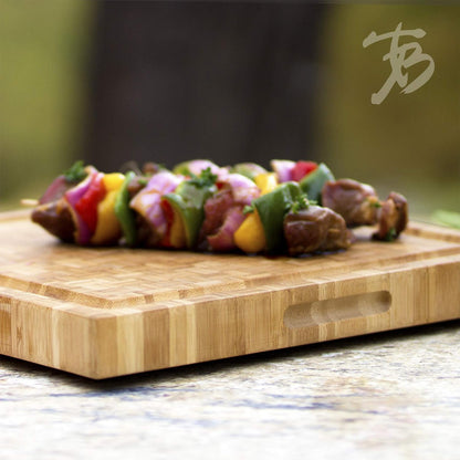 Bamboo Big Easy Chopping Block, 19" x 13.5"