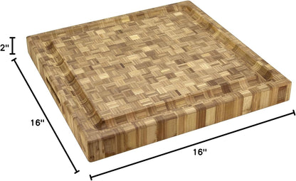 Bamboo Big Easy Chopping Block, 19" x 13.5"